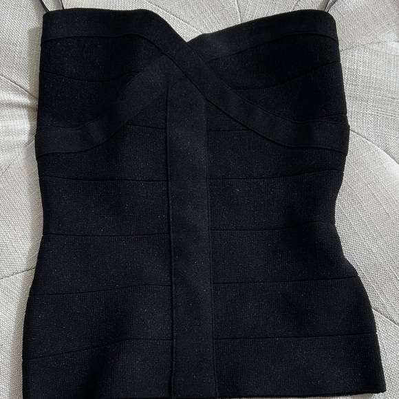 bebe Dresses & Skirts - bebe Black Strapless top